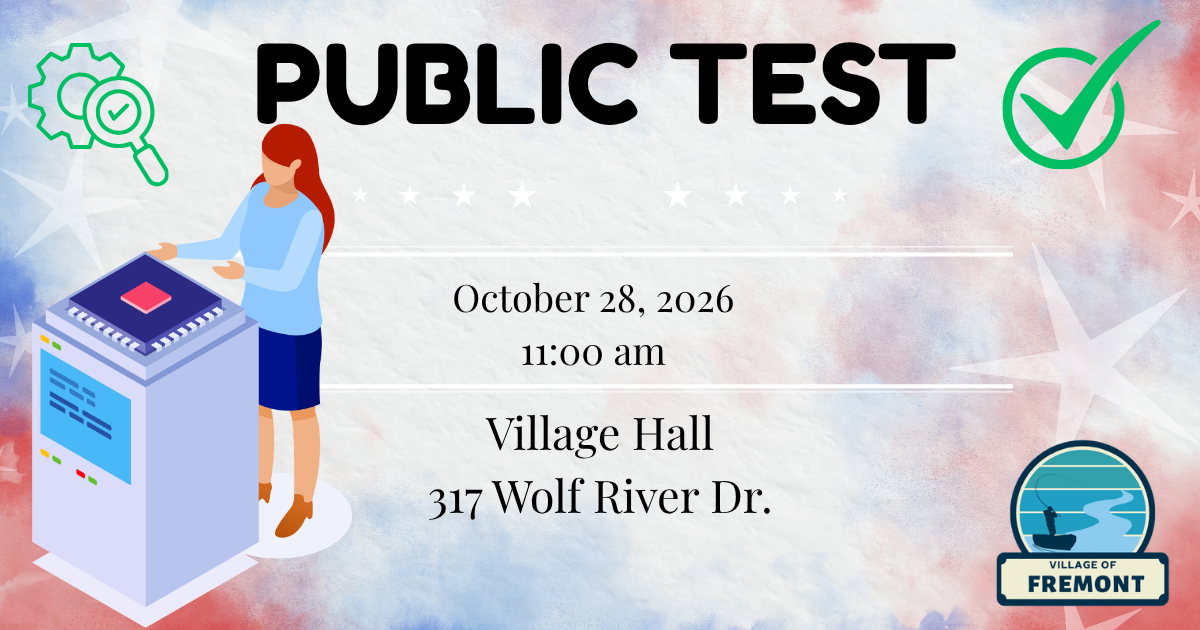 Notice of Public Test